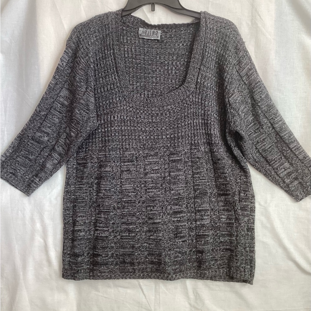 Charcoal Knit Women's Sweater